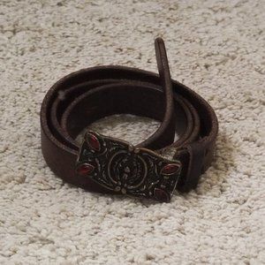 Ralph Lauren Brown Western Leather belt